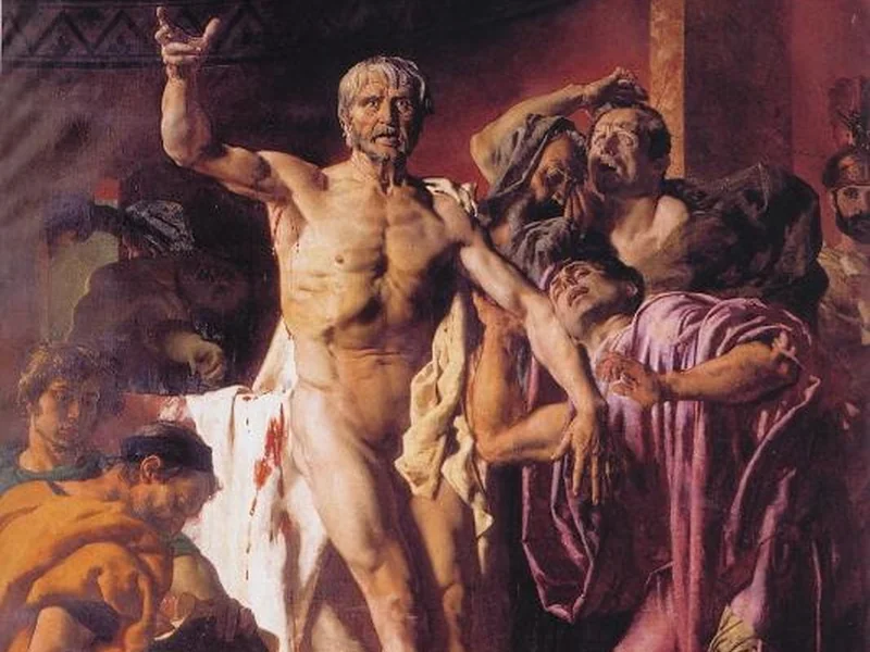 1847-Joseph-Noël Sylvestre - La morte di Seneca